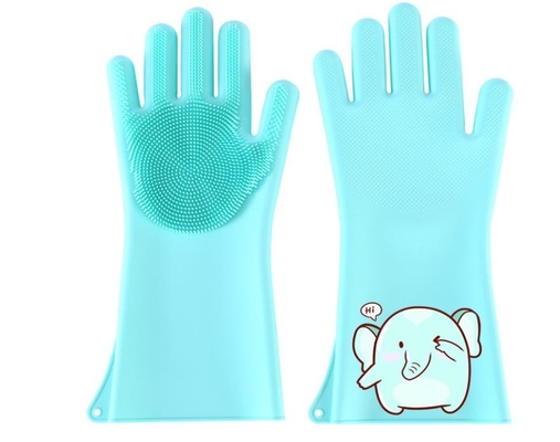 ทำความสะอาดถุงมือซิลิโคนซิลิโคนทำอาหาร Mitts กันน้ำสำหรับซักรีด