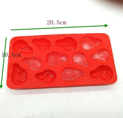 ผีรูปร่างซิลิโคนแม่พิมพ์น้ำแข็งก้อน Styels ฮาโลวีนอนุมัติ FDA