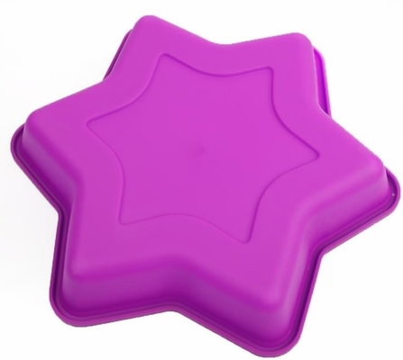 อาหารเกรดซิลิโคนถาดอบซิลิโคน Bakeware แม่พิมพ์แฉกการออกแบบที่กำหนดเอง