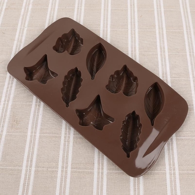 3d ที่กำหนดเองฮาร์ดใบซิลิโคนแม่พิมพ์ขนม 8 ช่องน้ำหนักเบาทำความสะอาดง่าย