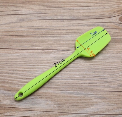 ไม้พายยางซิลิโคนขนาดเล็ก Slotted Set ทนทานสำหรับทำอาหาร