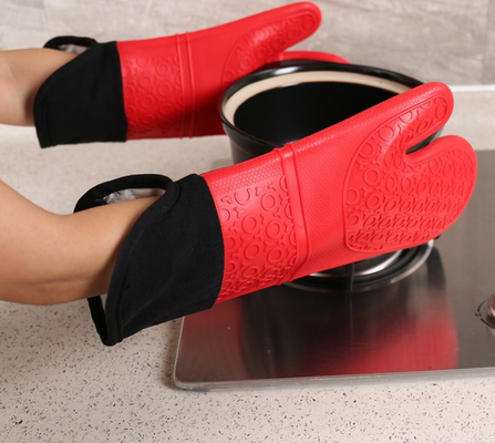 ถุงมือซิลิโคนแขนยาวส่วนบุคคลแบบหุ้มฉนวนอย่างเต็มรูปแบบ