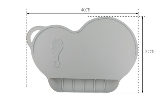 Kids Dinner Lunch Pad ซิลิโคนผลิตภัณฑ์สำหรับเด็กน้ำล้างนำมาใช้ใหม่
