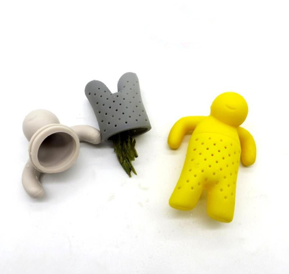 BPA ฟรี Mr Tea องค์การอาหารและยามาตรฐานซิลิโคนชา infuser คนพร้อมกล่องแพคเกจที่มีอยู่