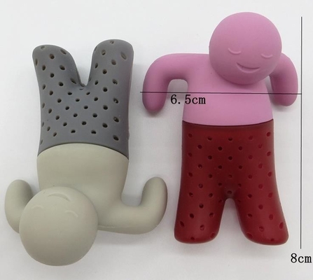 BPA ฟรี Mr Tea องค์การอาหารและยามาตรฐานซิลิโคนชา infuser คนพร้อมกล่องแพคเกจที่มีอยู่
