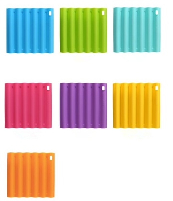 เครื่องมือห้องครัวซิลิโคนที่อุณหภูมิสูง Pad เครื่องล้างจานปลอดภัยสีสันสดใส