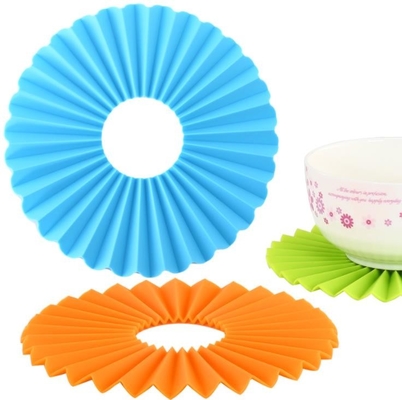 เครื่องมือห้องครัวซิลิโคนลูกฟูก, Placemats ซิลิโคนรอบไม่ลื่น