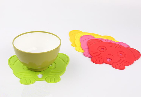 ชาม Placemat ซิลิโคนครัวเครื่องมือซิลิโคนแผ่นเสื่อ BPA ฟรี