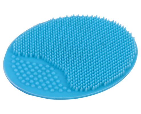 แปรงทำความสะอาดผิวหน้าสำหรับองค์การอาหารและยาซิลิโคน Super Soft Oval สำหรับใบหน้าและร่างกาย