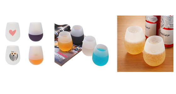 แตกซิลิคอนแก้วไวน์ที่มีสีสันแตก, กาแฟซิลิโคนแก้วไวน์