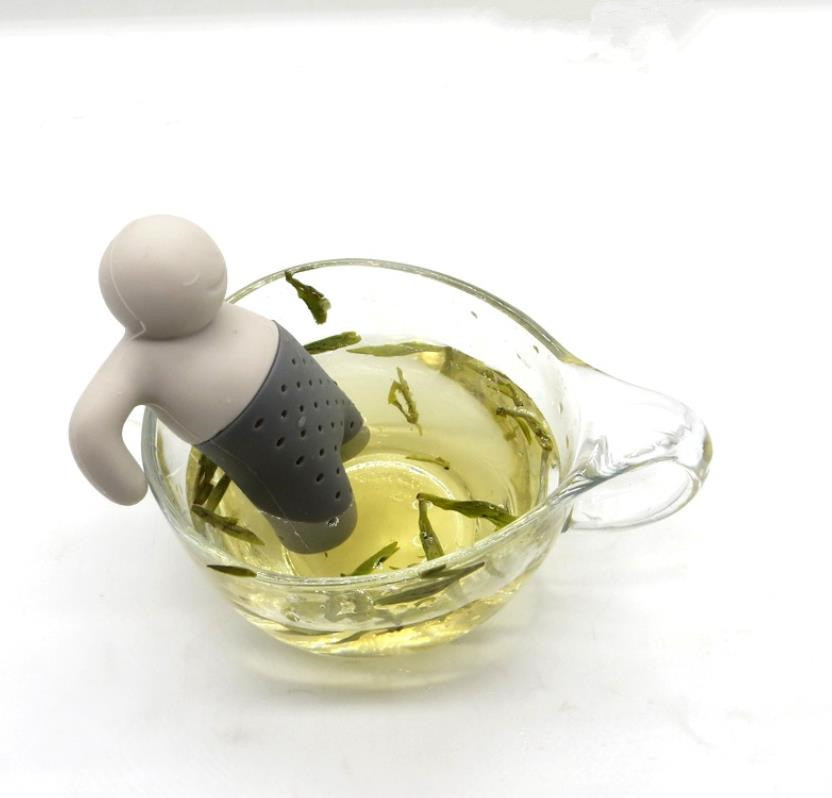 BPA ฟรี Mr Tea องค์การอาหารและยามาตรฐานซิลิโคนชา infuser คนพร้อมกล่องแพคเกจที่มีอยู่