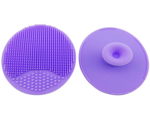 แปรงทำความสะอาดผิวหน้าสำหรับองค์การอาหารและยาซิลิโคน Super Soft Oval สำหรับใบหน้าและร่างกาย